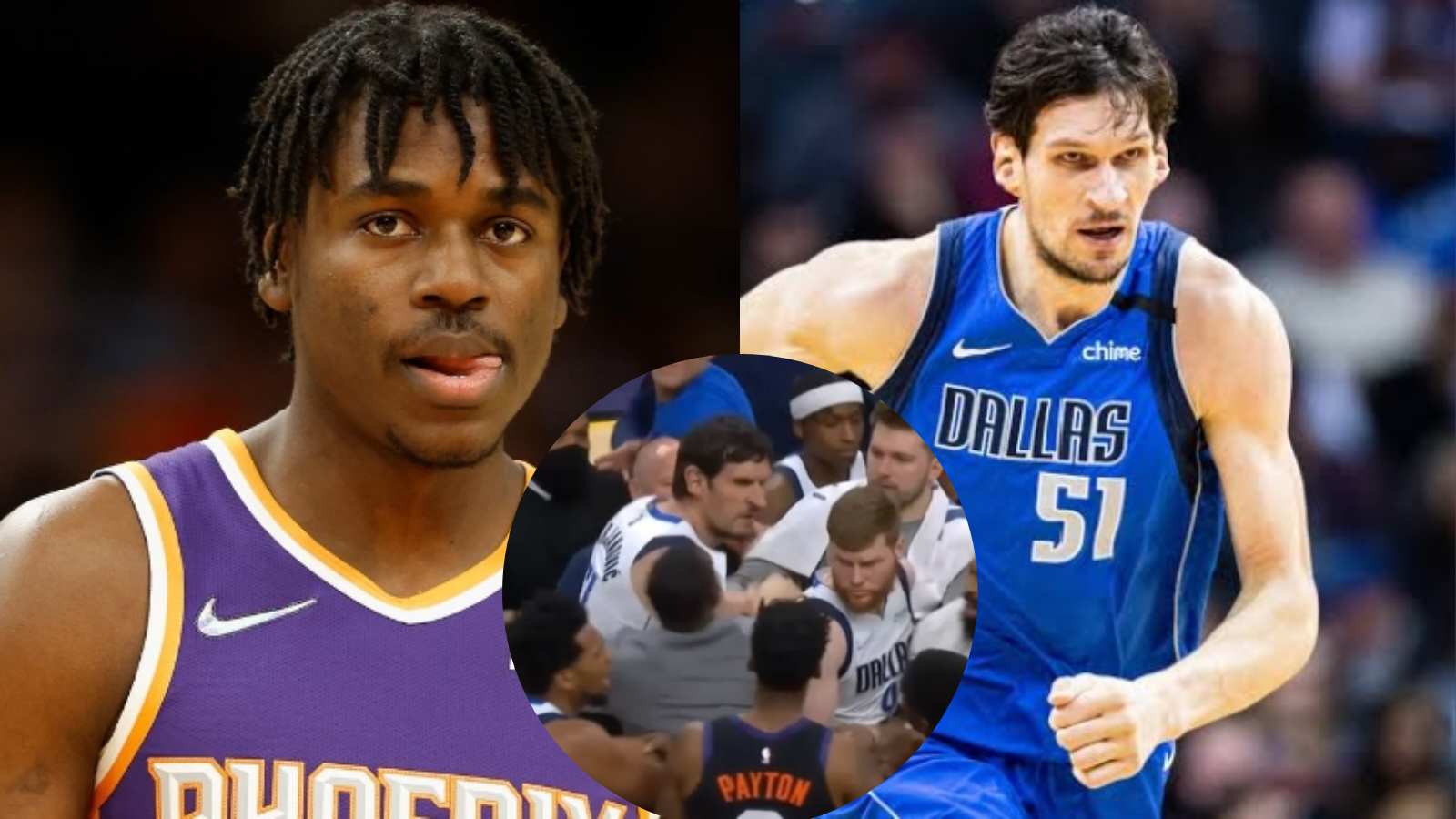 Aaron Holiday and Boban Marjanovic