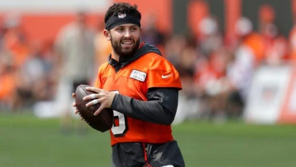 Baker Mayfield's wife Emily celebrates Panthers trade on wedding anniversary