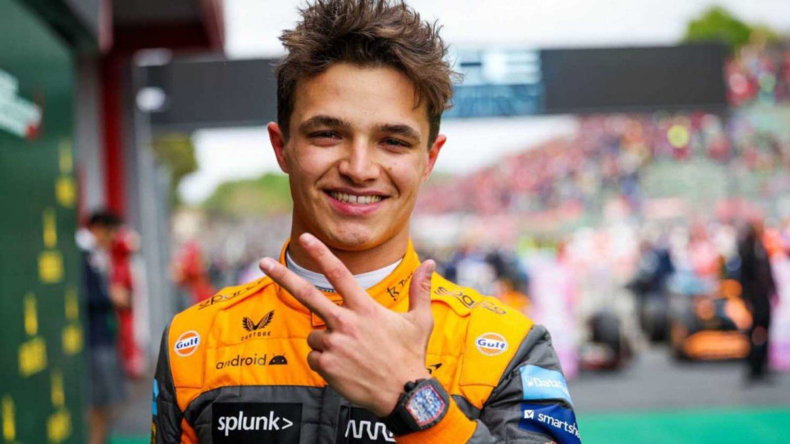 Watch: Lando Norris having time of his life after completing one year ...