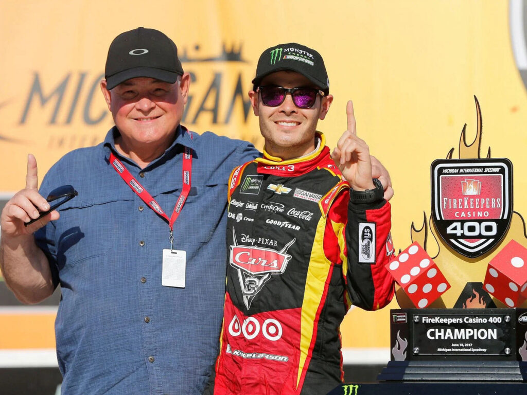 Mike and Kyle Larson