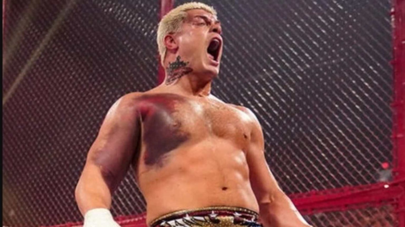 Robert Rhodes Injury WATCH Cody Rhodes share a photo of his brutal bruise » FirstSportz
