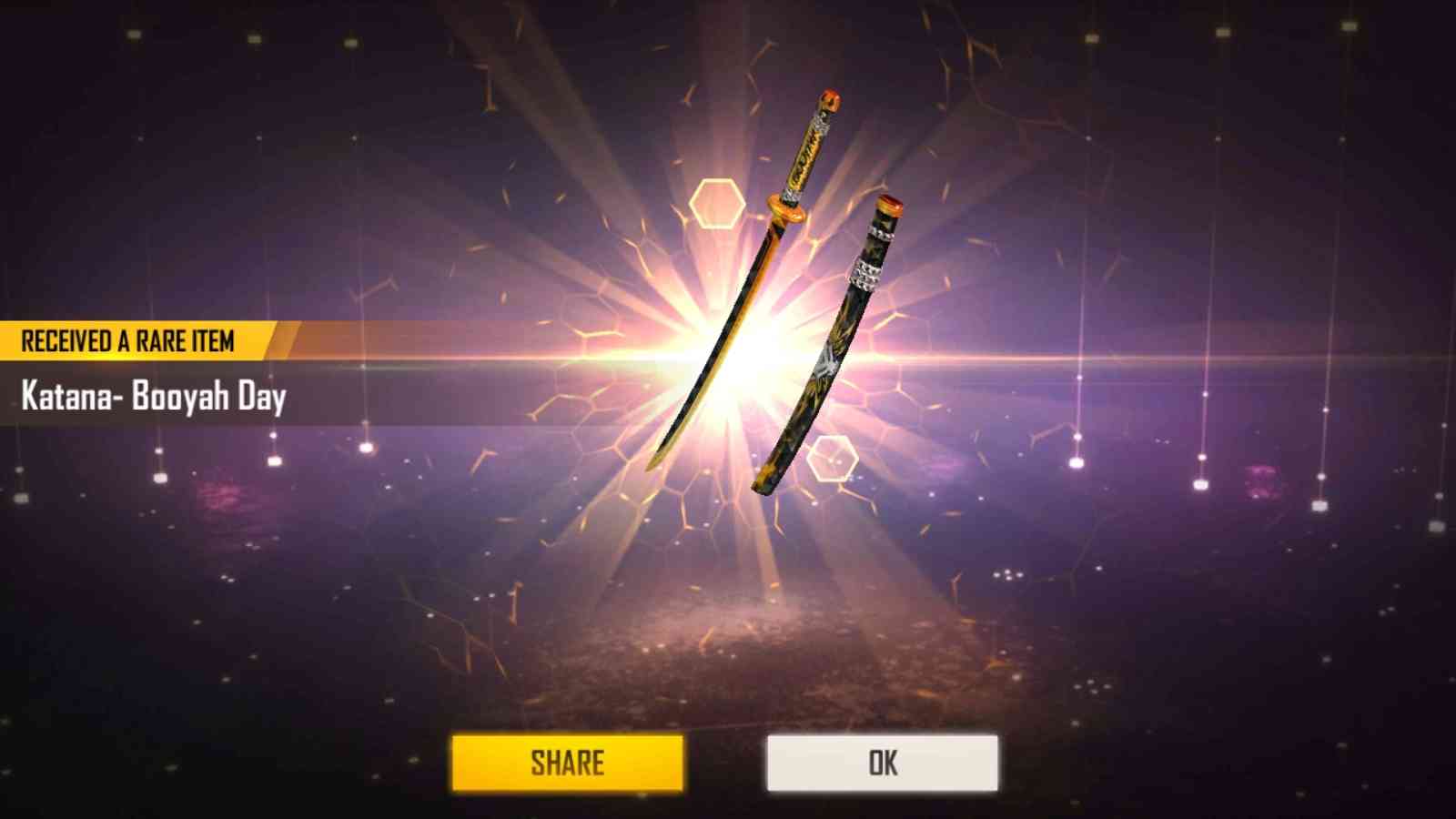 How To Get Booyah Day Katana Skin For Free From Free Fire Max Bomb 