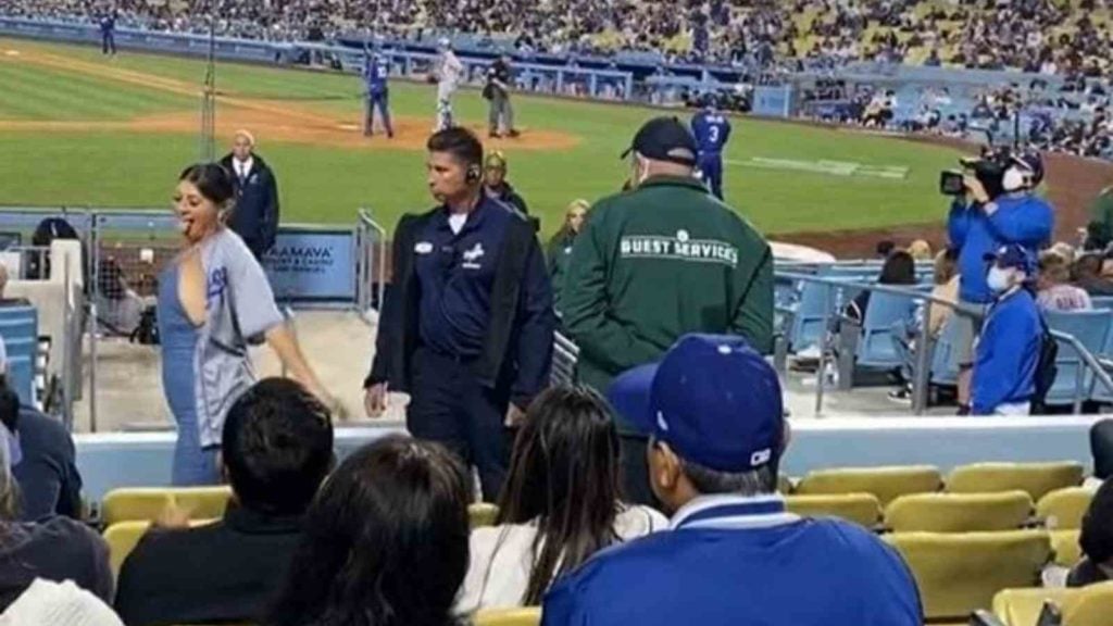“Obviously drunk” Dodgers fan kicked out of stadium after