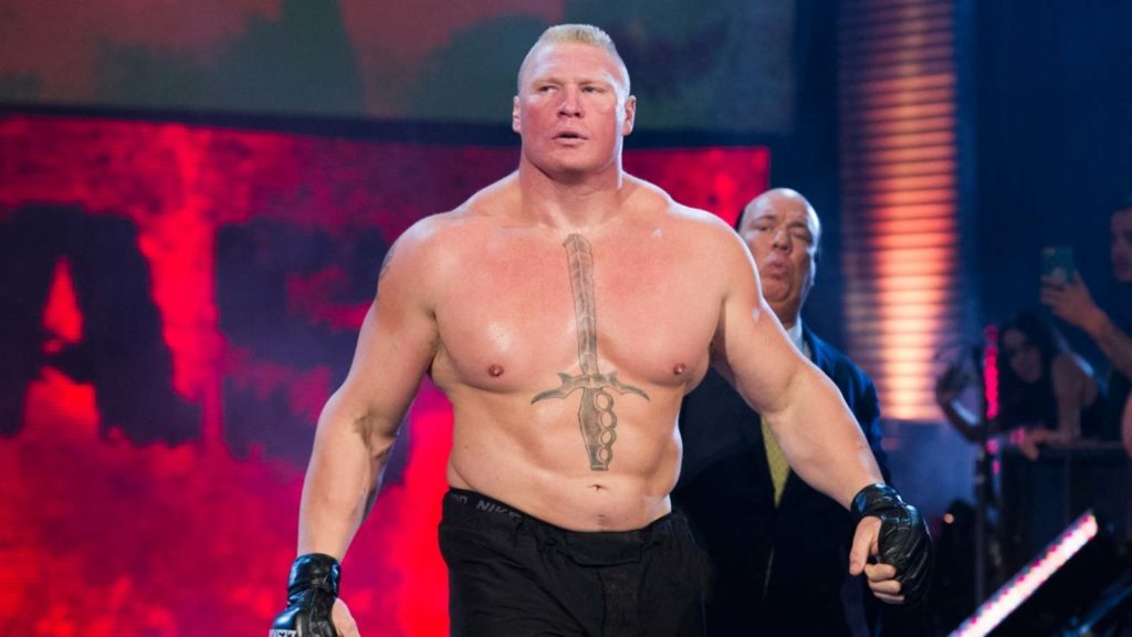 Brock lesnar walking