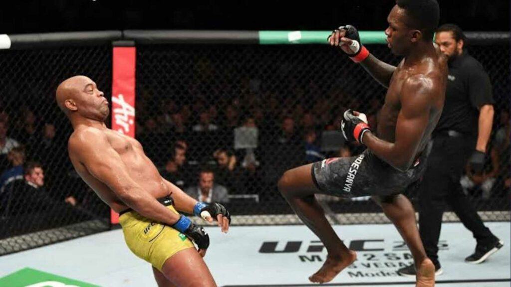 Anderson Silva Israel Adesanya 