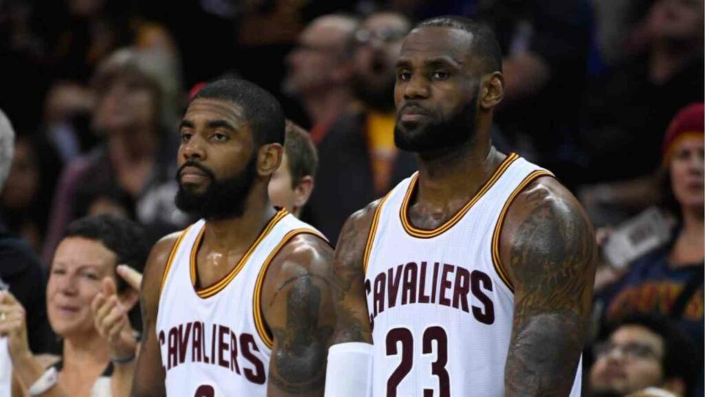 Lebron James and Kyrie Irving