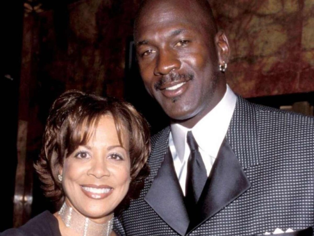 Michael Jordan and his ex-wife