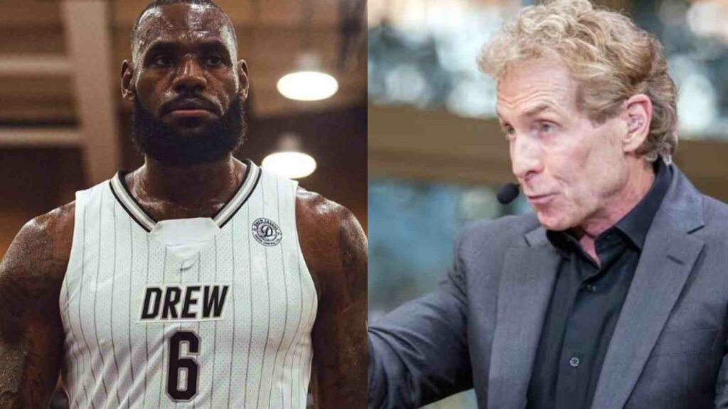 LeBron James and Skip Bayless