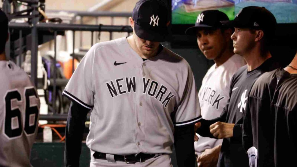 “I sucked” Jordan Montgomery left red-faced after Aaron Boone banished ...