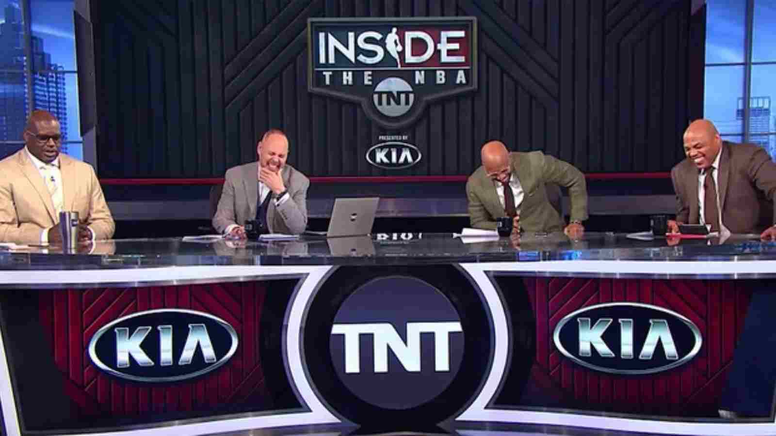 “barkley Is A Dumba” Inside The Nba Bursts Out Laughing As Ernie Johnson Pranked Charles