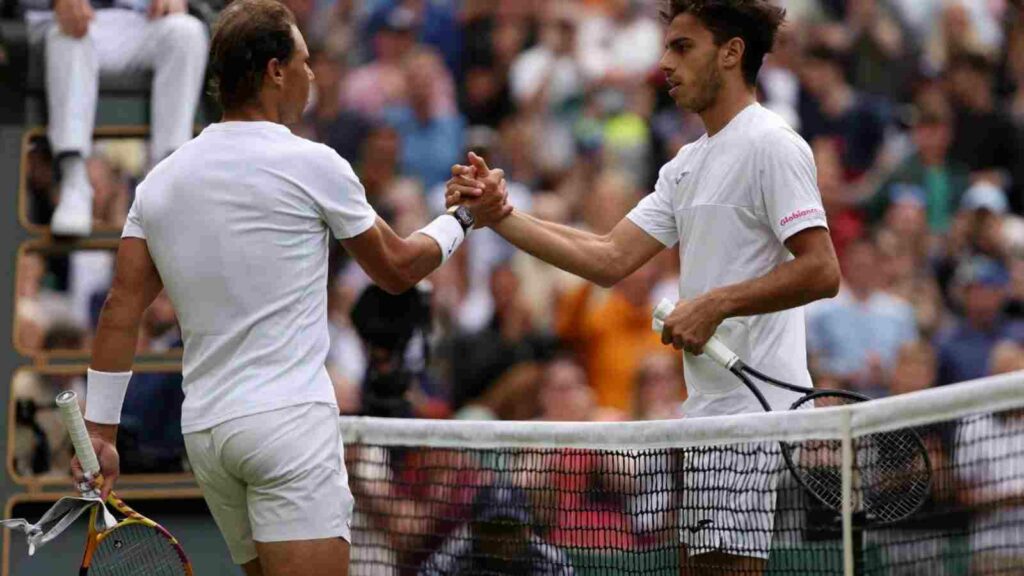 Francisco Cerundolo and Rafael Nadal