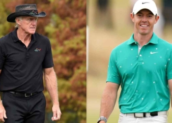 Greg Norman and Rory Mcllroy