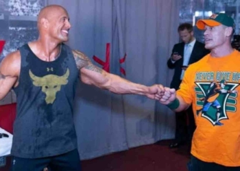 John Cena and the Rock