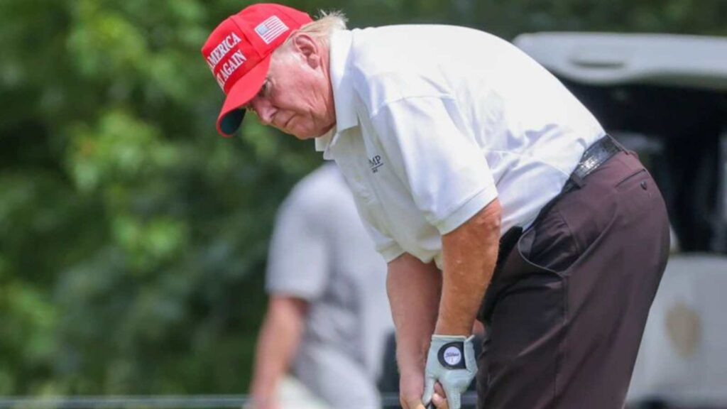 Trump at LIV Golf Invitational