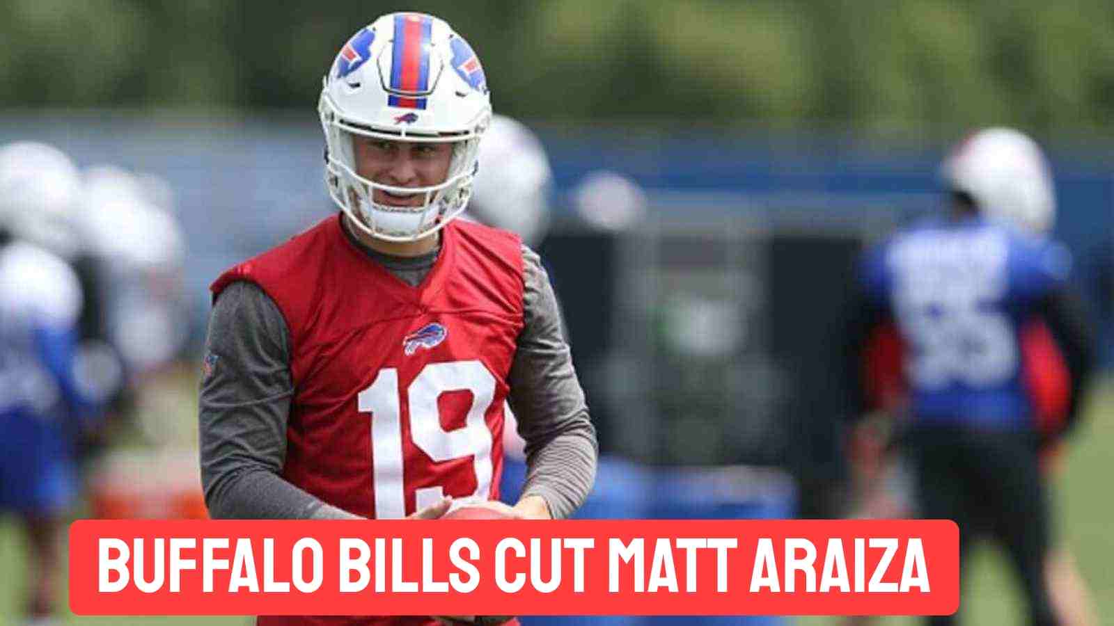 Matt Araiza released by the Bills.