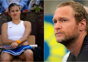 Emma Raducanu and Dmitry Tursunov