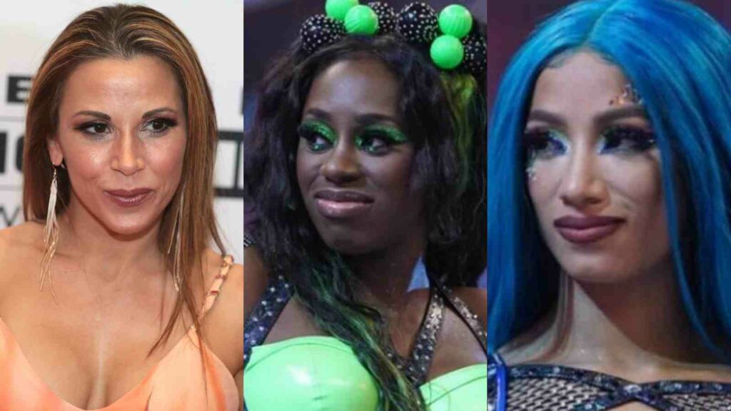 Mickie James Sasha Banks and Naomi