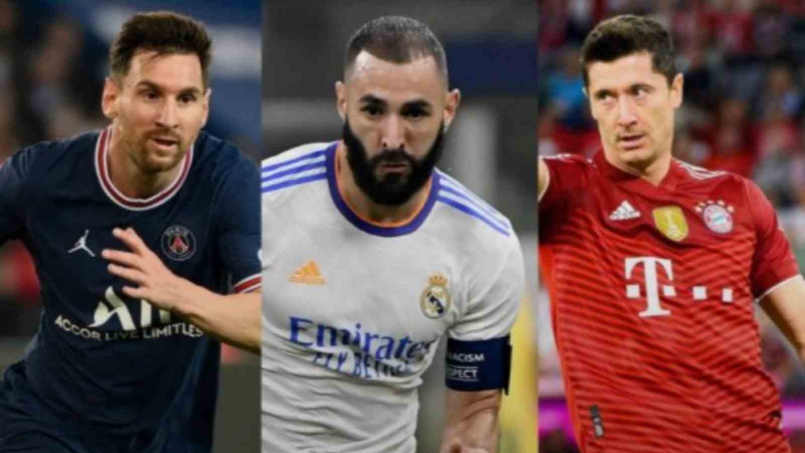 Lionel Messi Karim Benzema And Robert Lewandowski Emerge As Highest