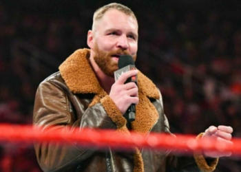 Jon Moxley during his time in WWE