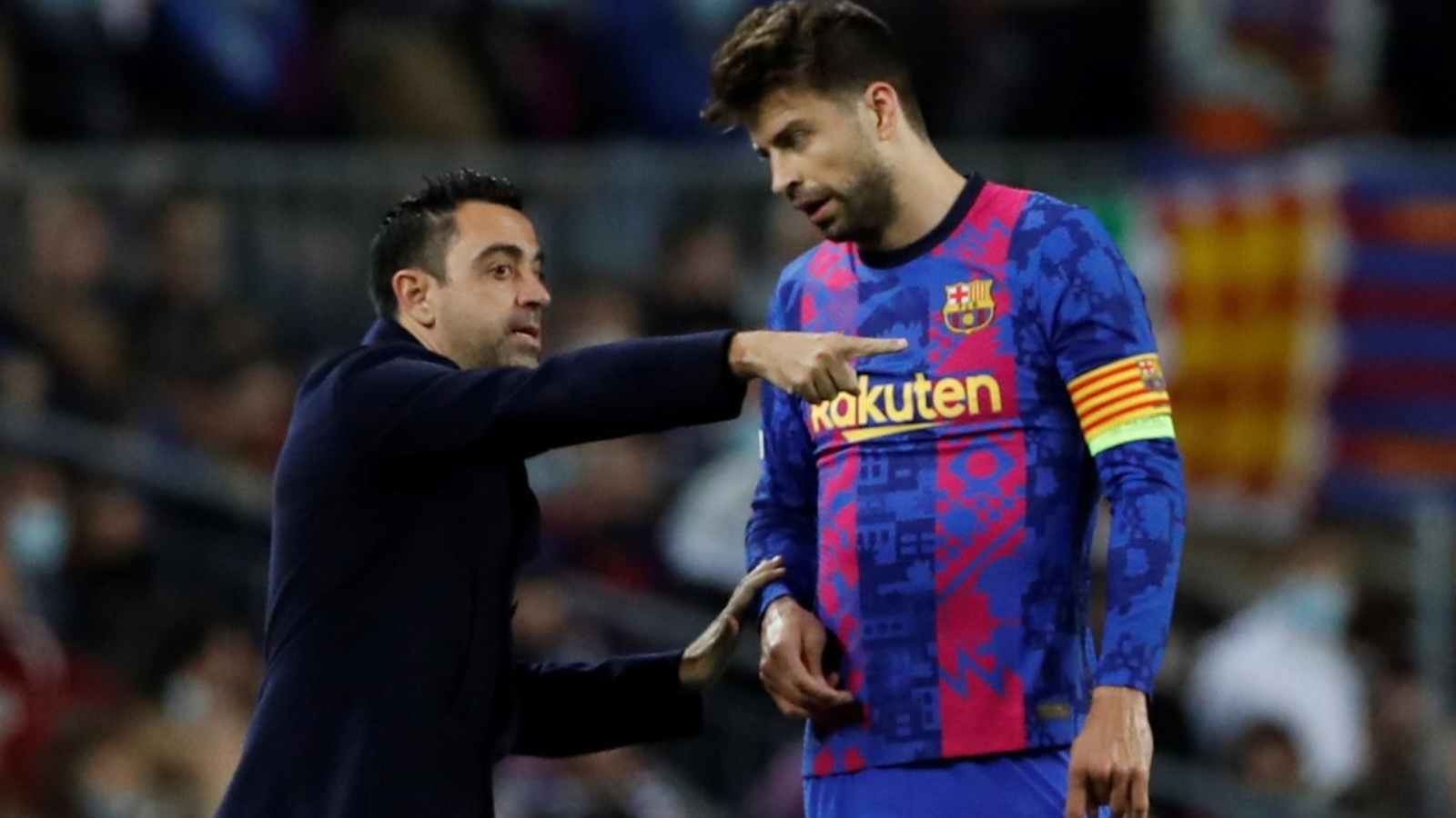 “You’re gonna play even less now”- Barcelona coach Xavi Hernandez’s message to Gerard Pique after his complaints regarding playtime