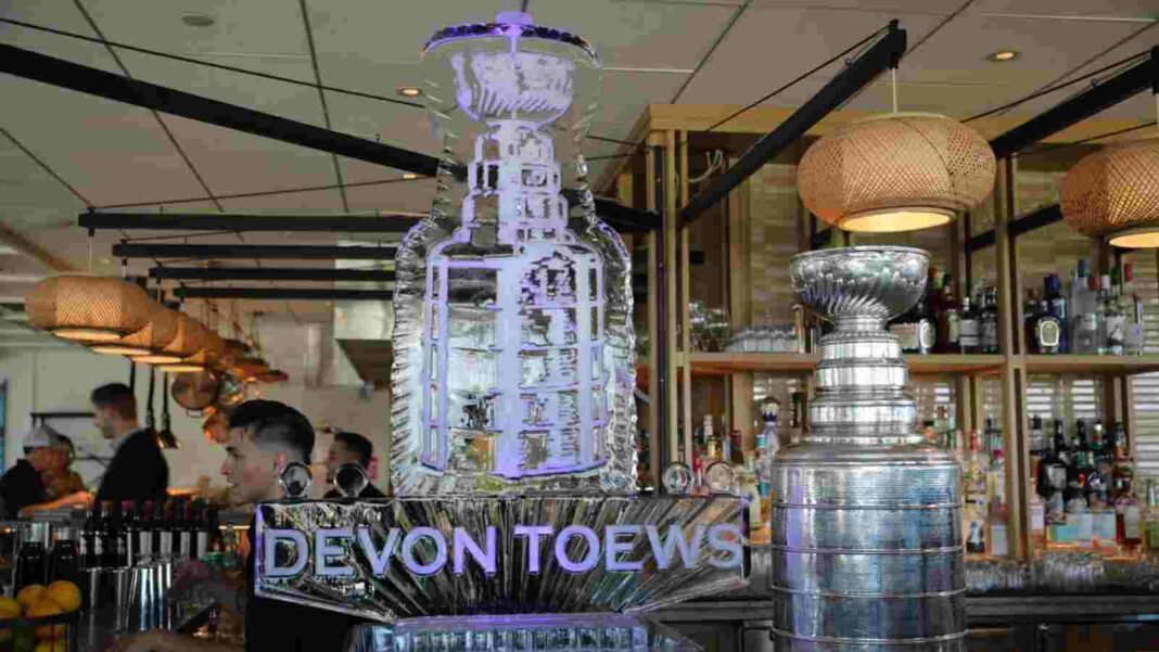“It’s Content King’s day!” Defenceman Devon Toews got Stanley Cup its