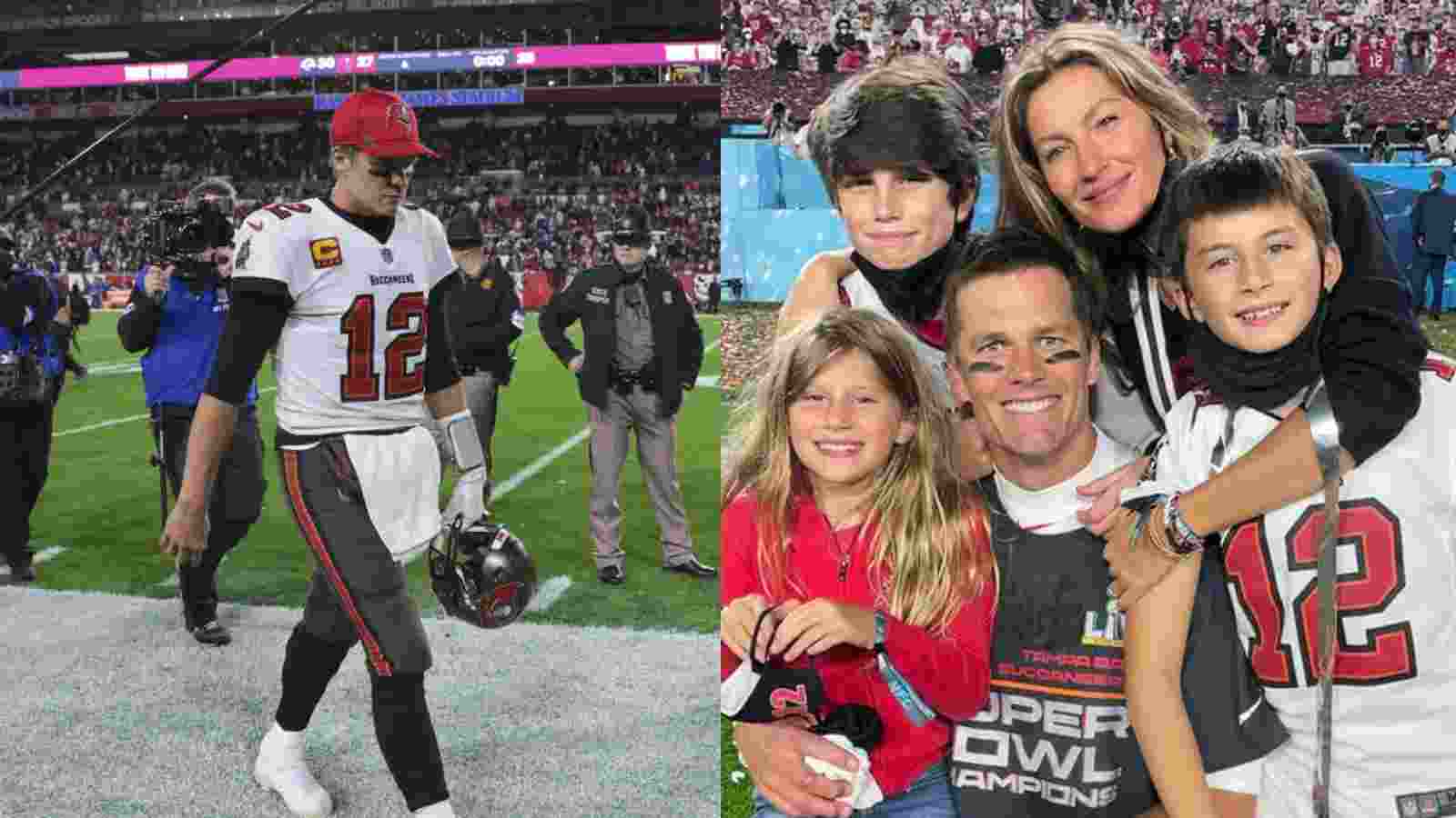 Trouble?' Tom Brady's kids attend Bucs-Packers game but Gisele Bundchen was  nowhere to be seen adding fuel amidst split rumours