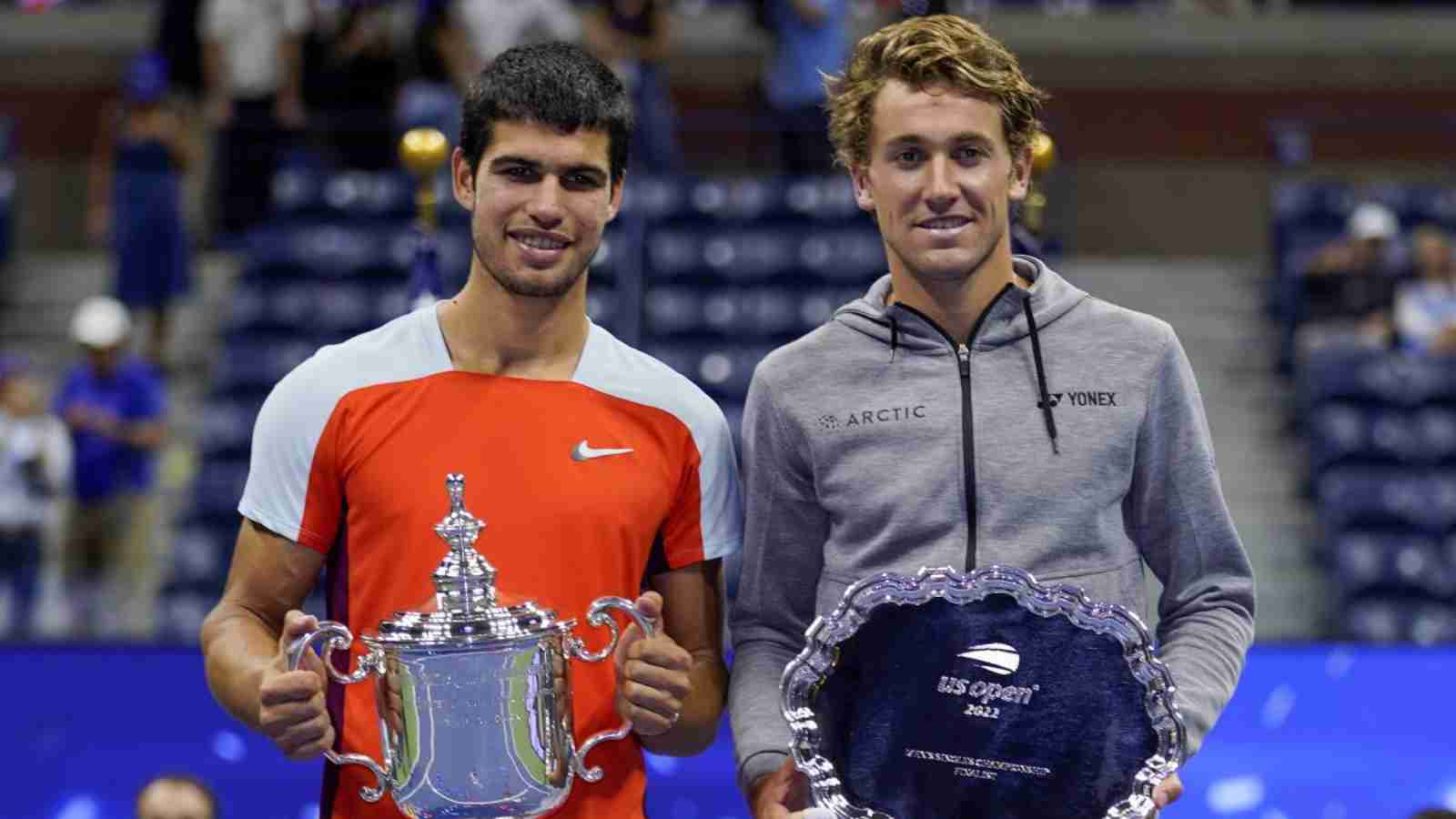 Latest ATP rankings post the 2022 US Open: Carlos Alcaraz soars to the number 1 spot as Daniil Medvedev and Novak Djokovic drop in the ranks