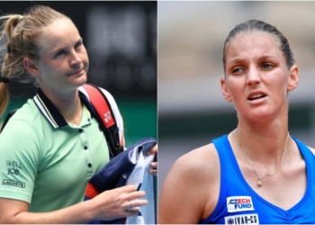 Fiona Ferro and Karolina Pliskova
