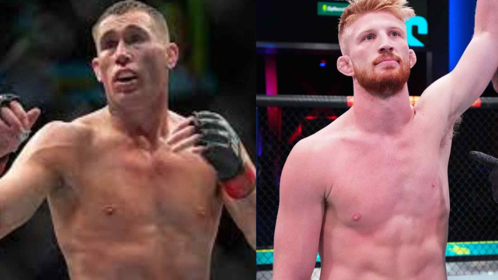 Darren Till (L) and Bo Nickal (R)