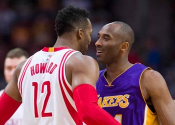 Dwight Howard and Kobe Bryant