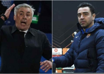 Ancelotti Xavi Barcelona Real Madrid