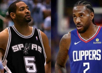 Kawhi Leonard and Robert Horry