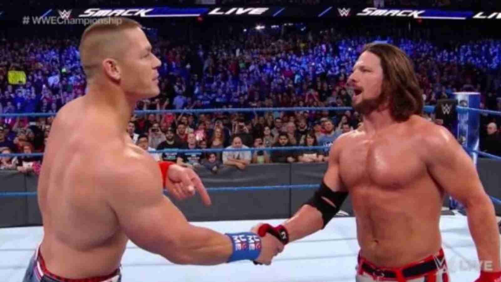 Hes Just Good Aj Styles Discuss The Allegations On John Cena About