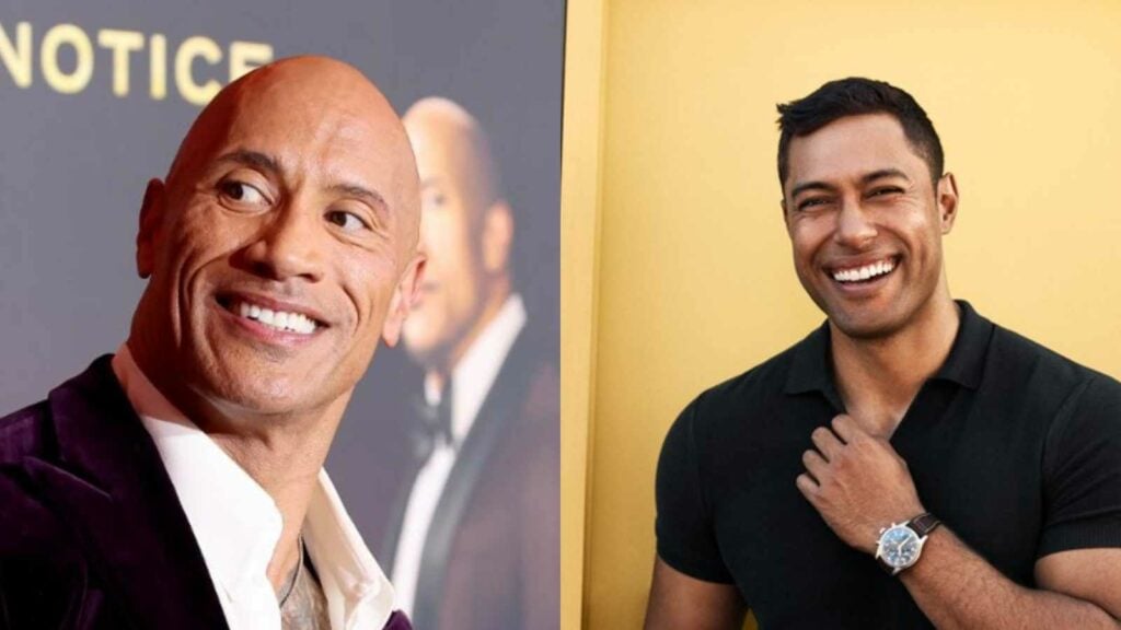 Uli Latukefu And Dwayne Johnson