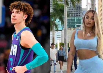 LaMelo Ball and Ana Montana