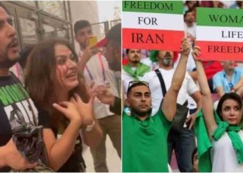 Iranian couple attacked at the 2022 FIFA World Cup