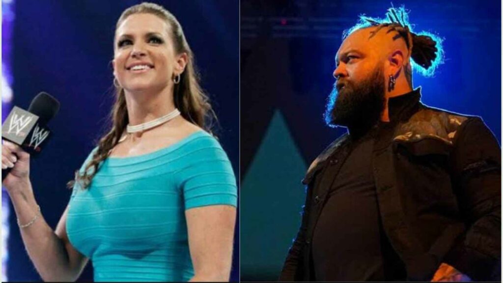 Stephanie McMahon and Bray Wyatt 