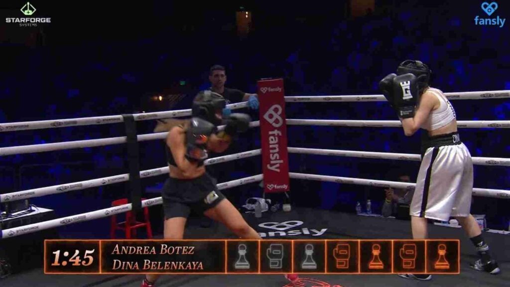 Beautiful ladies chess Boxing! Yes Boxing! Andrea Botez vs Dina Belenkaya 