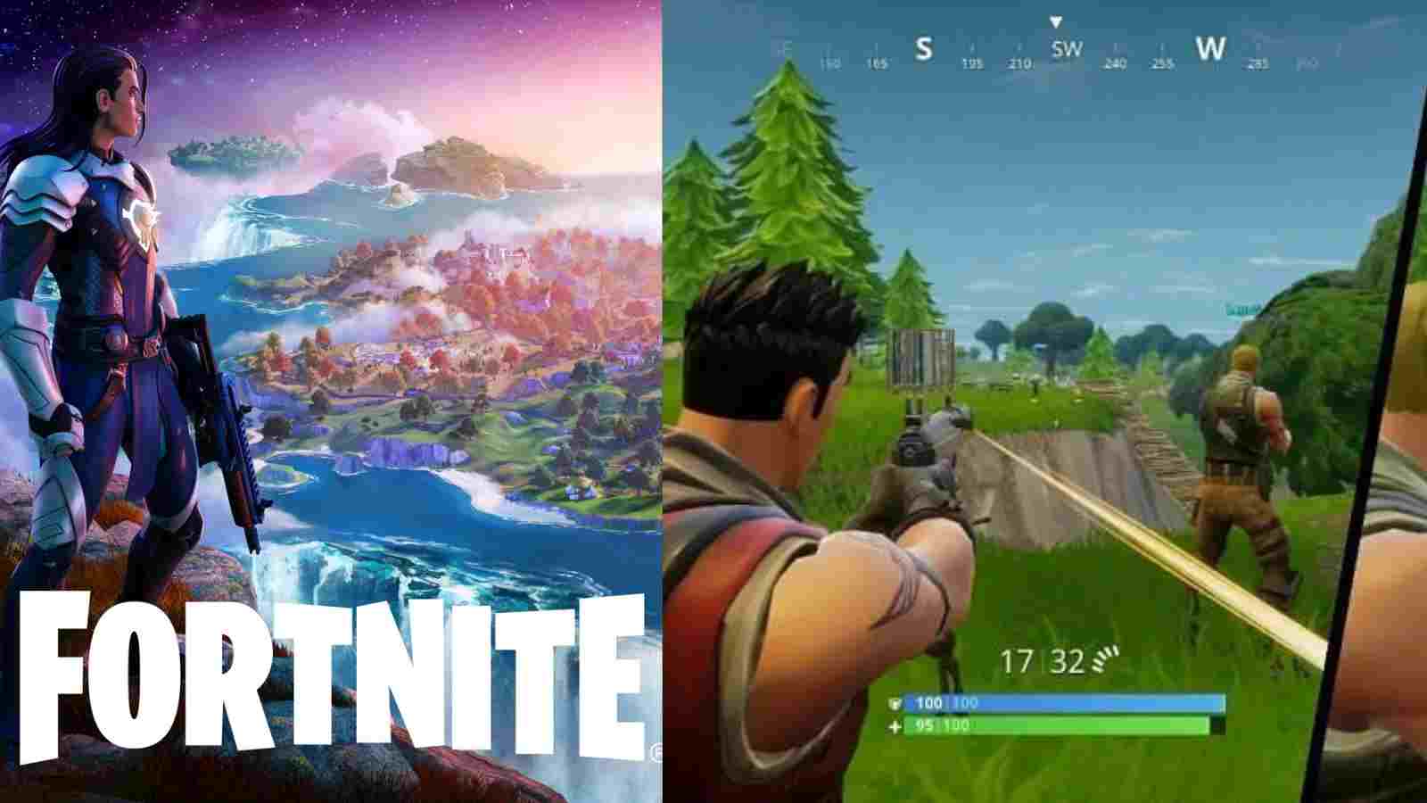 How to Split Screen in Fortnite Chapter 4 on PS5 / Xbox - Split Screen  Gameplay on PS5 