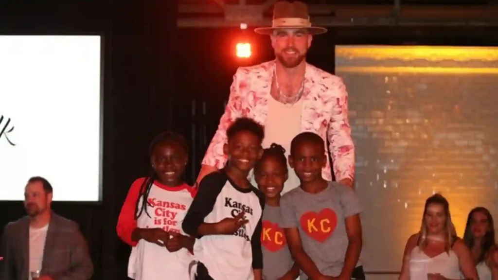 Kelce at a charity