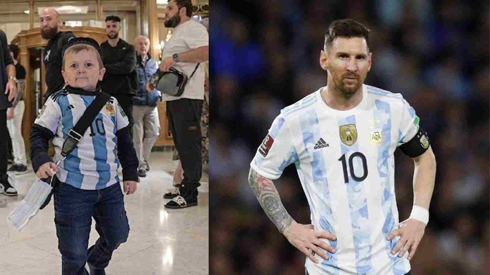 “Whoever made this you went too far,” Hasbulla reacts after being edited into Lionel Messi’s arms in bed instead of FIFA World Cup trophy