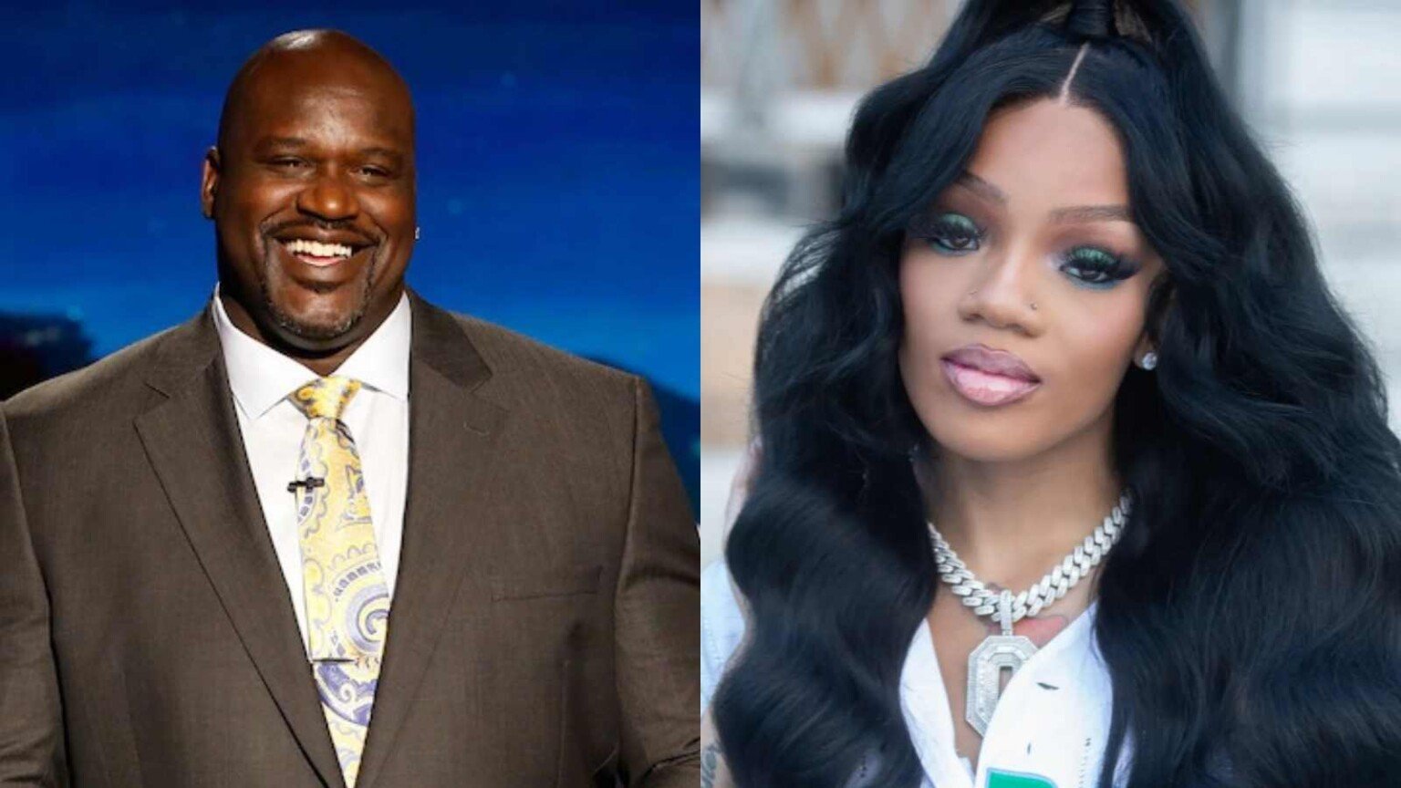 Shaquille O’Neal who is rumored to be dating Annie Ilonzeh, crossed all - Who Is GloRilla Dating? Rap Star’s Relationship Timeline