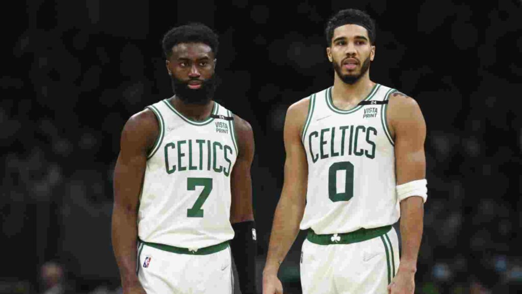 Jaylen Brown and Jayson Tatum