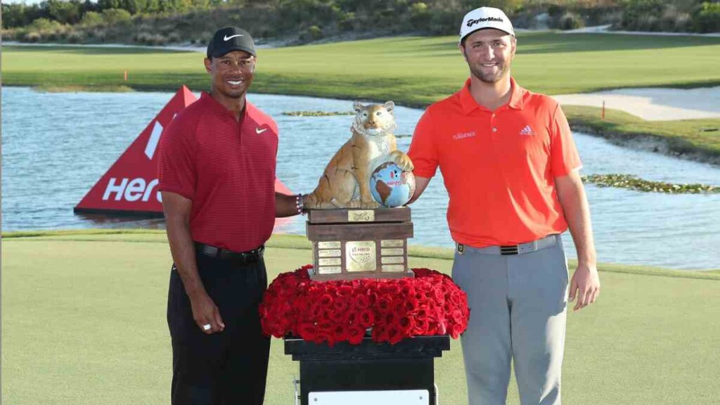 Jon Rahm and Tiger Woods [Image Credit: Golf Channel]