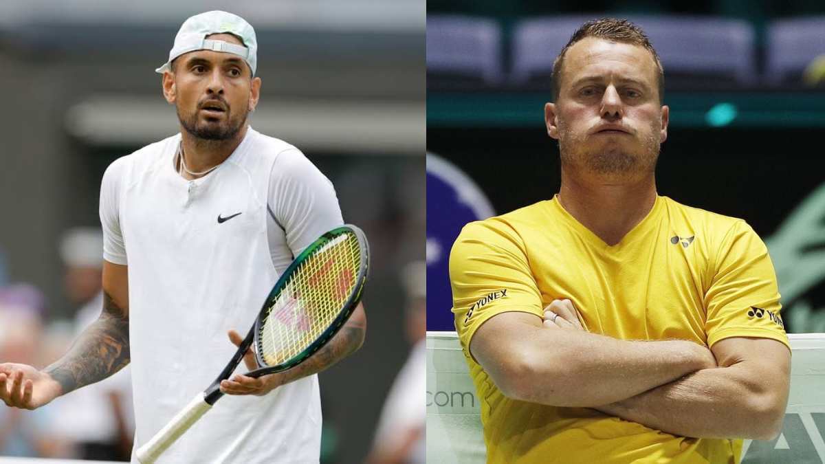 Nick Kyrgios accuses Lleyton Hewitt of “Throwing him under the bus” as Ajla Tomljanovic’s withdrawal isn’t criticized