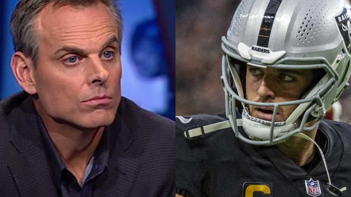 Colin Cowherd defends Derek Carr amidst a MESSY situation at Las Vegas