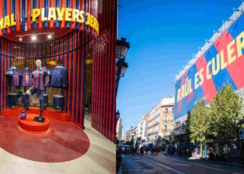 Barcelona's new store in the city of Madrid.