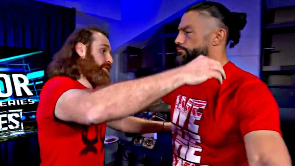 Sami Zayn and Roman Reigns