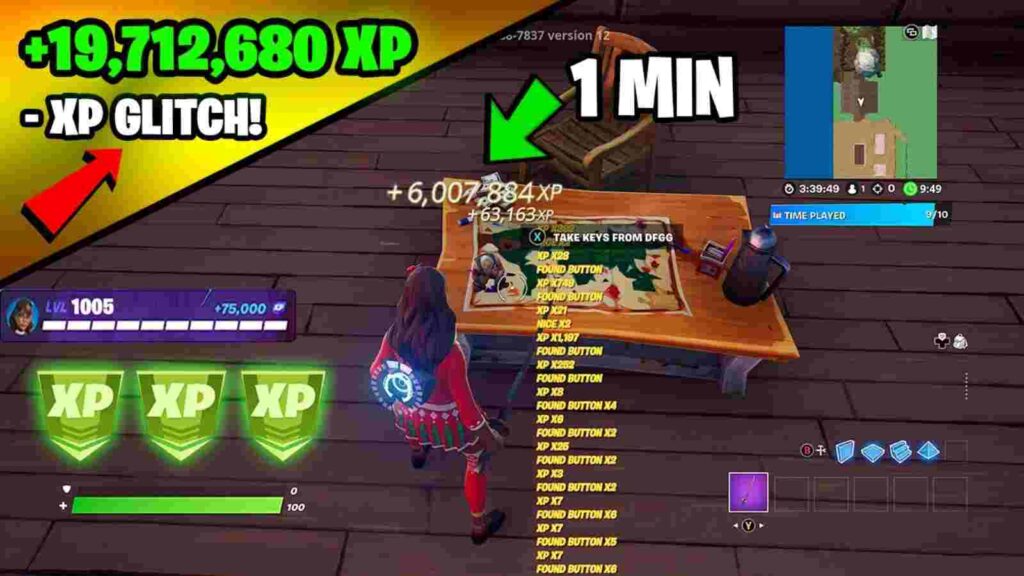 Are XP glitches in Fortnite bannable?