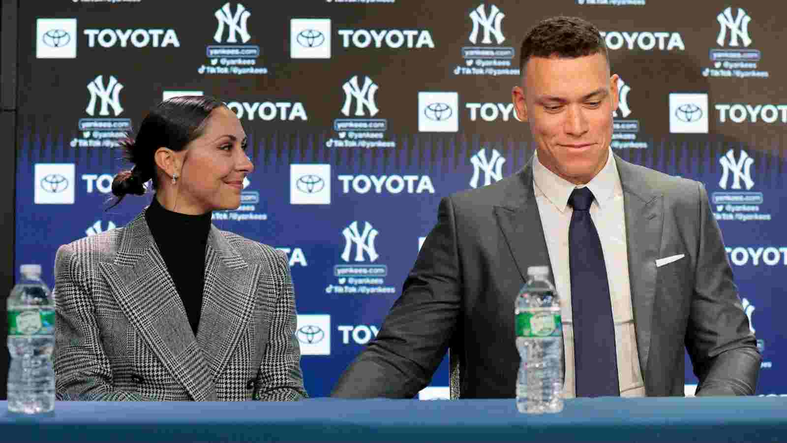 New York Yankees’ 16<sup>th</sup> captain Aaron Judge and wife Samantha CAPTIVATE Yankee hearts